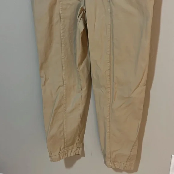 Free People Ready to Run Cinch Waist Parchment Pants Size Medium - Picture 5 of 10